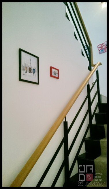 #悅築室內設計#樓梯壁面設計