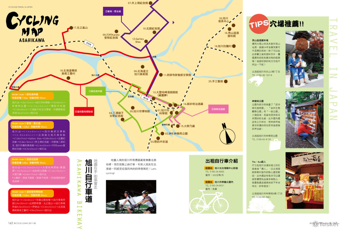 腳踏車雜誌 內文排版