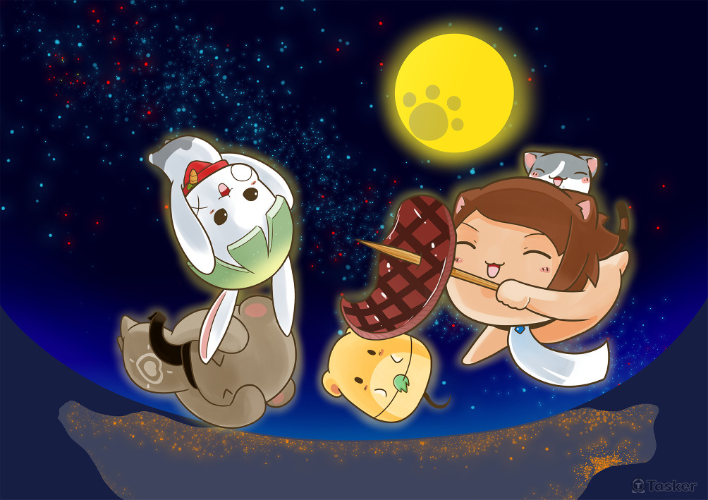 離地四萬公里賞月