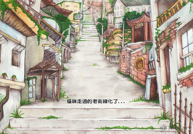 此為大學畢業製作作品《貓之樹》，我負責的部分為故事腳本草稿繪製和互動設計等