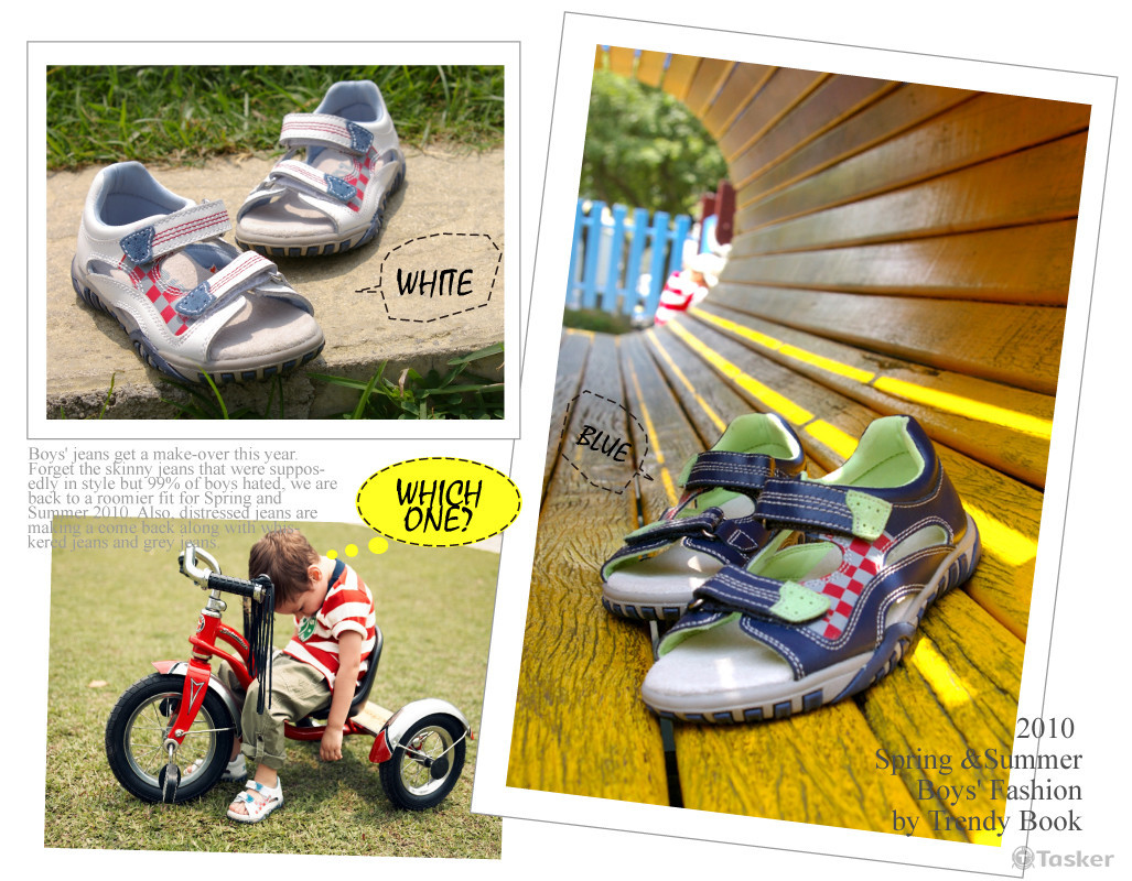 童鞋賣場DM設計+部分商品照拍攝