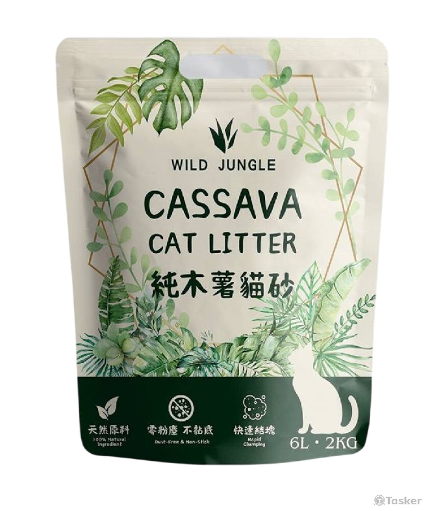 純木薯貓砂實體照