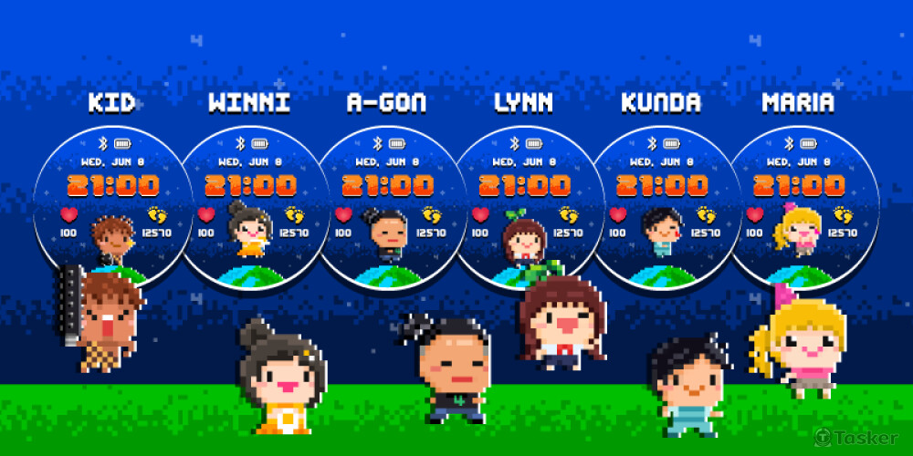 木曜四限定錶面-場景