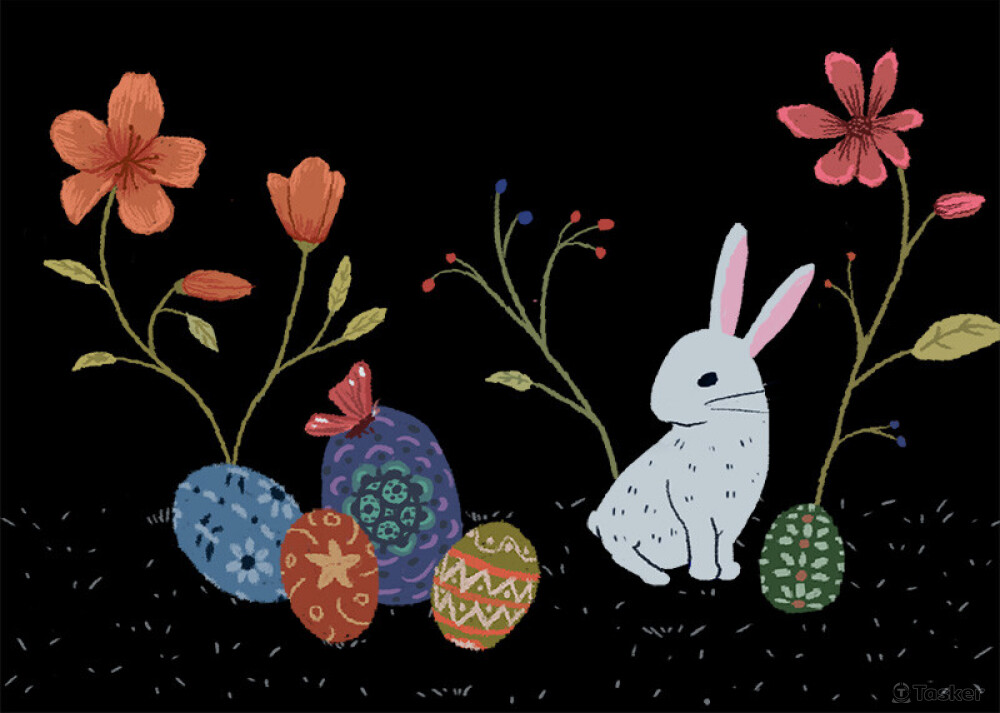 Garmin－可愛白兔 White Rabbit 插畫