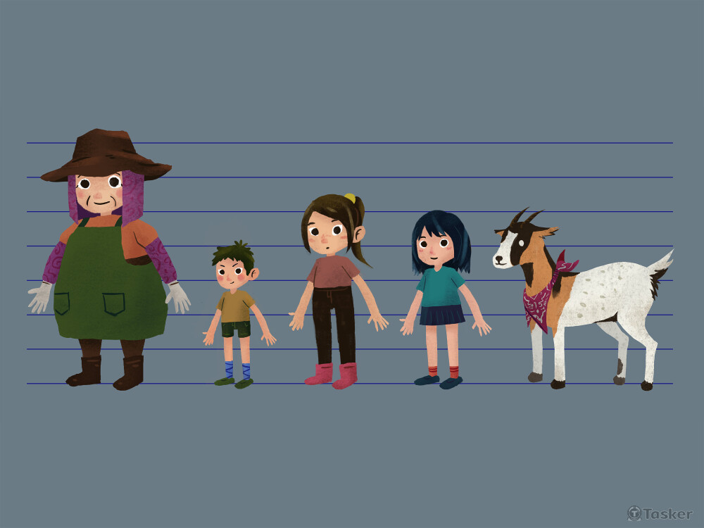 小村遠遠-角色比例