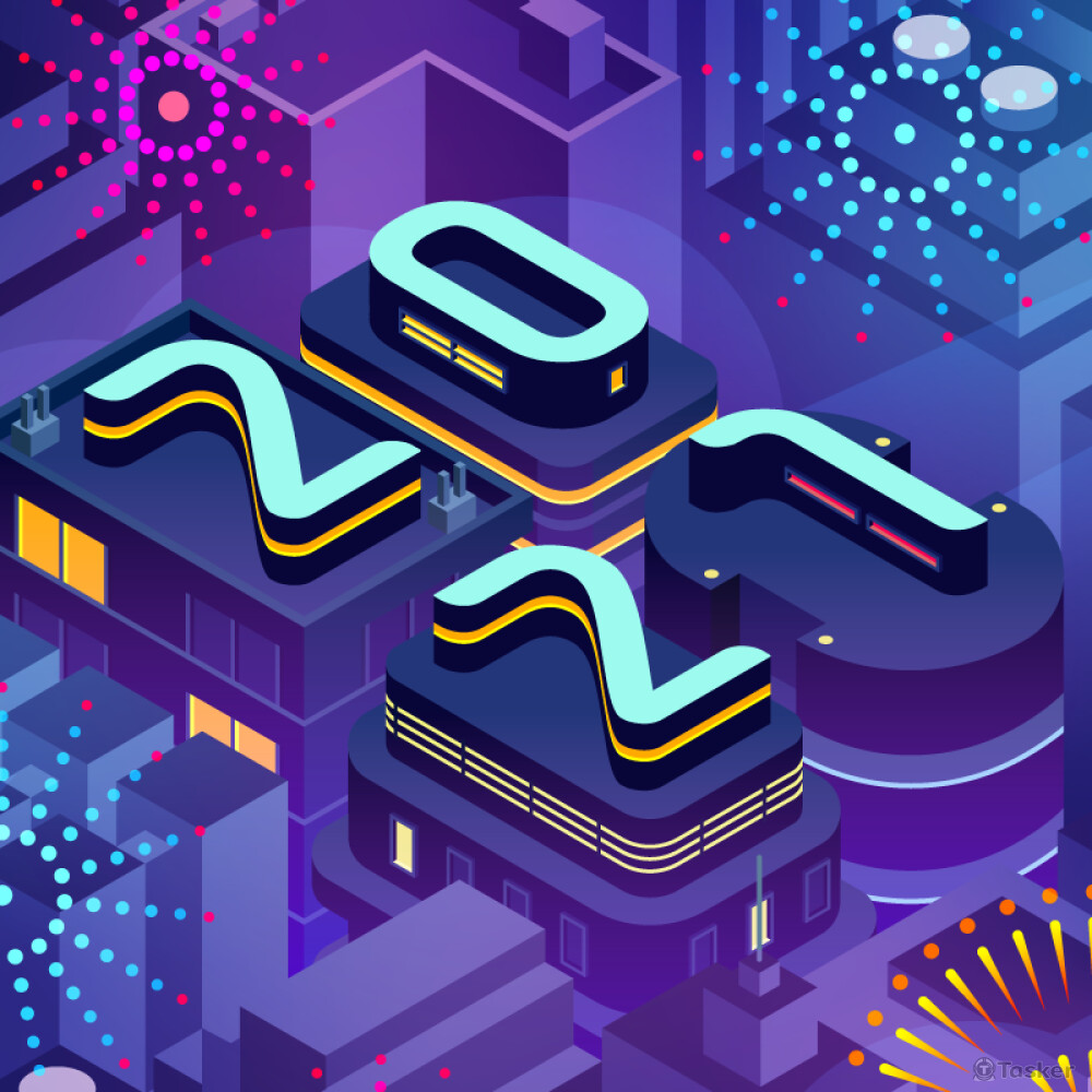 Garmin－跨年夜 New Year's Eve 插畫