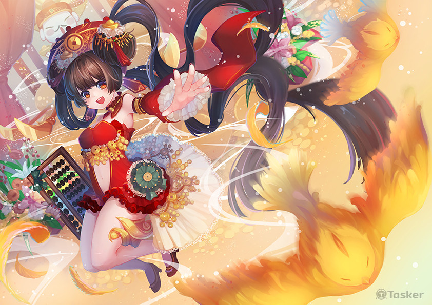 財神娘(電繪擂台比賽圖)