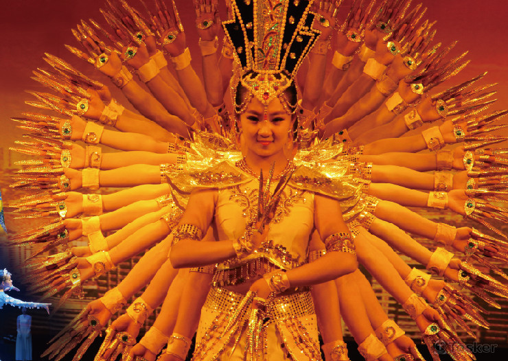 旅遊類A4演出DM反面