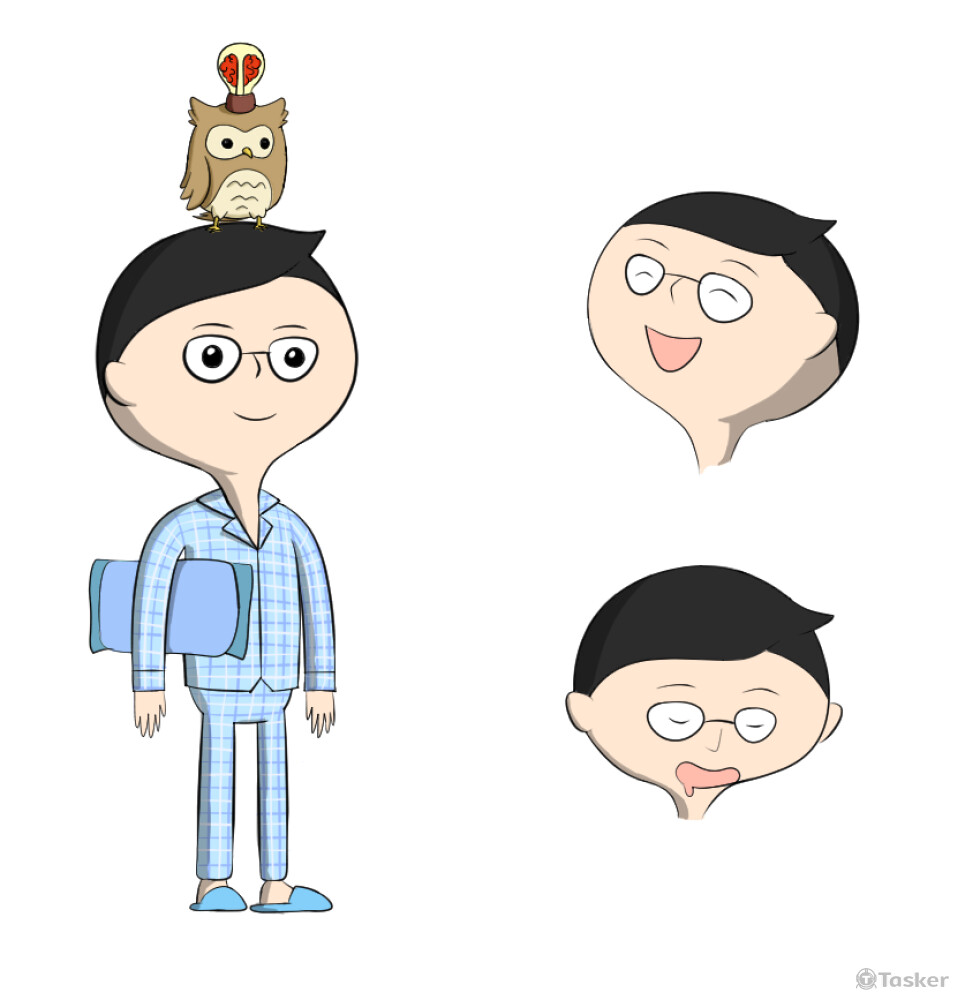 在前公司替客戶製作Q版人物_哇賽心理學