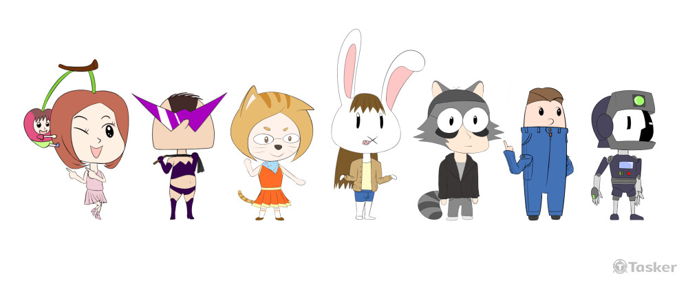 替前公司設計Q版人物