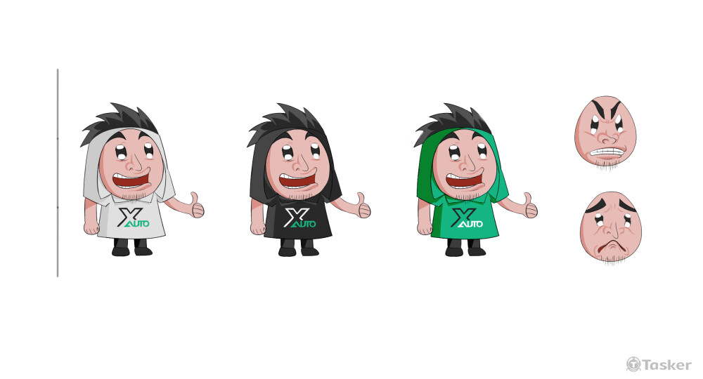 在前公司替客戶製作Q版人物_X Auto 愛客司(未選中)