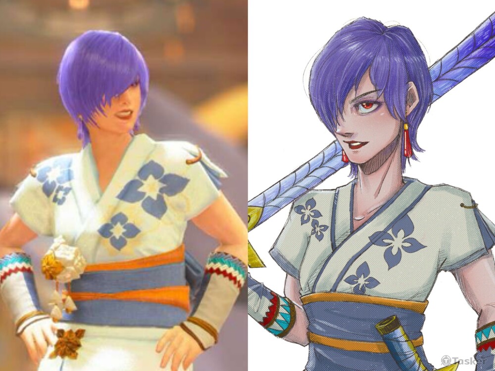 朋友的遊戲角色