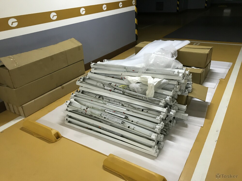 台北市內湖社區地下室LED更換工程