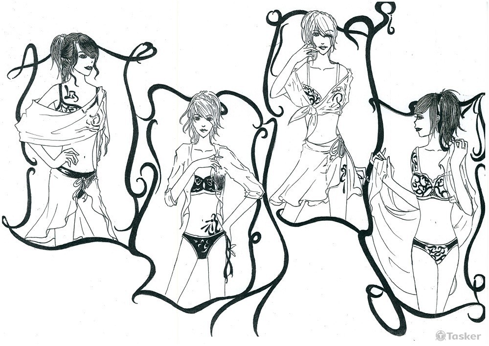 5頭身模特泳裝設計