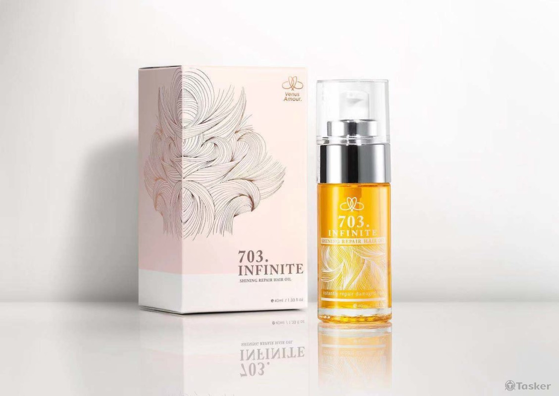 護髮油包裝設計成品