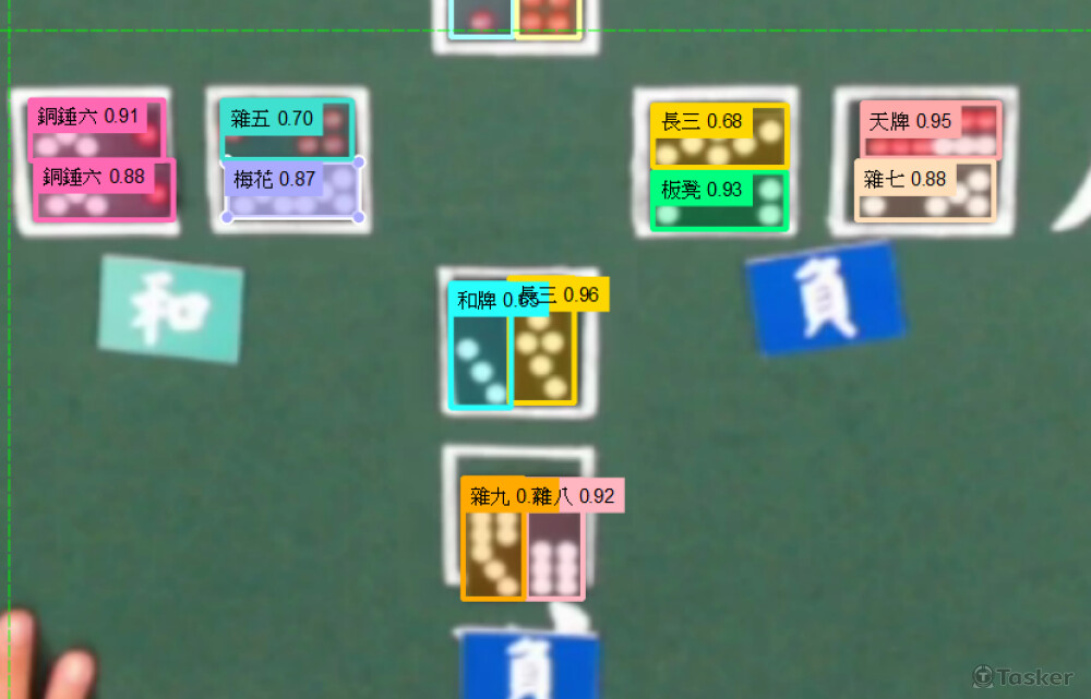 🃏AI 黑粒仔 牌九 天九 圖片 影像 即時 辦識系統