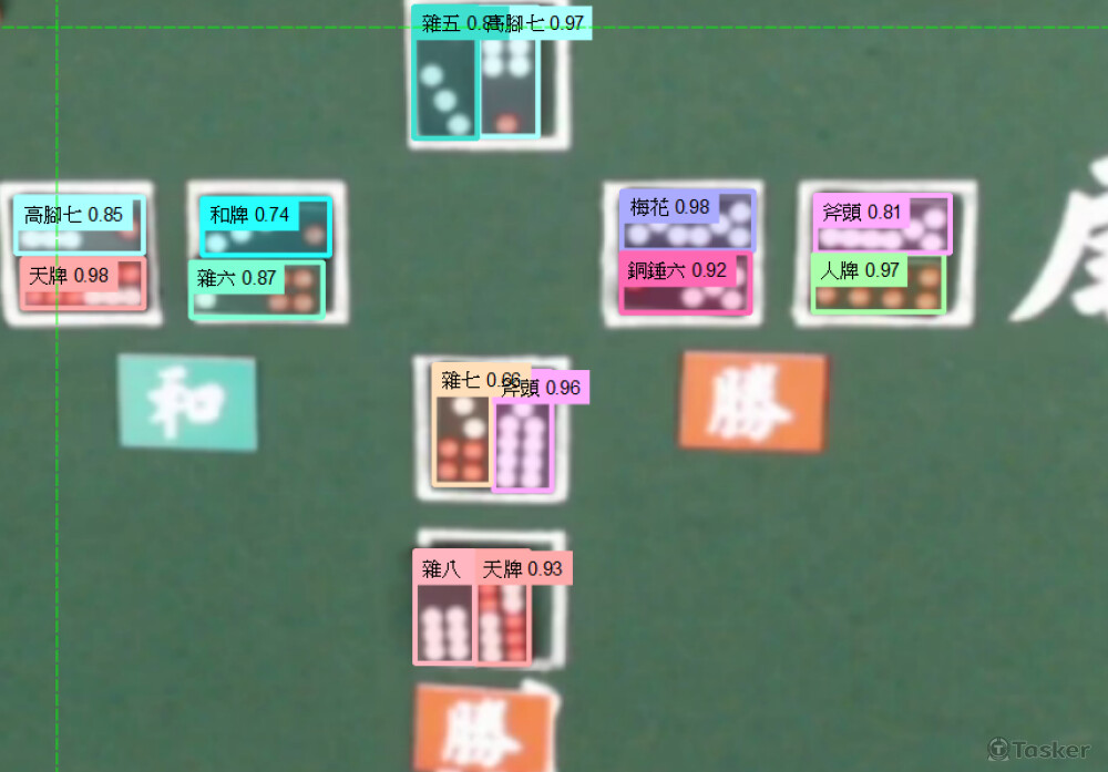 AI 黑粒仔 牌九 天九 圖片 影像 即時 辦識系統