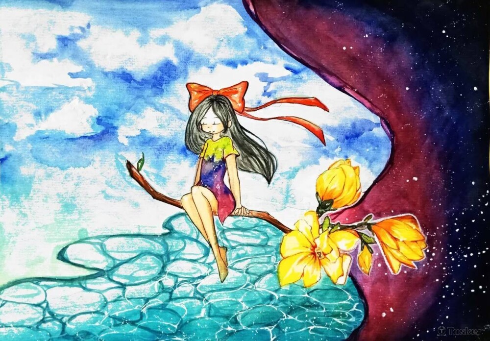 個人創作_插畫設計_花精靈