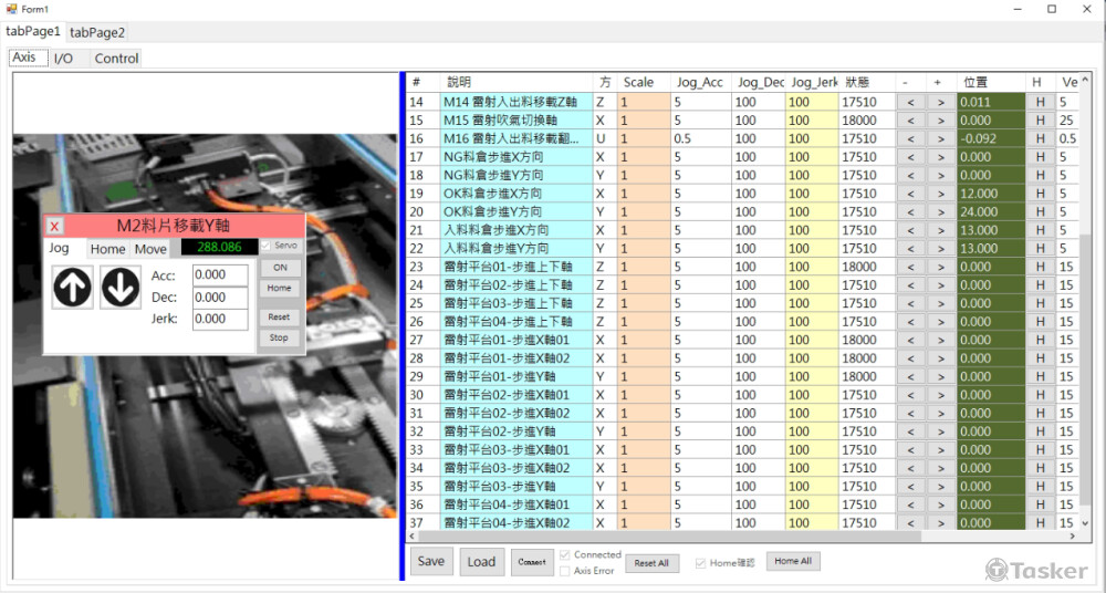 Beckoff 38軸控制