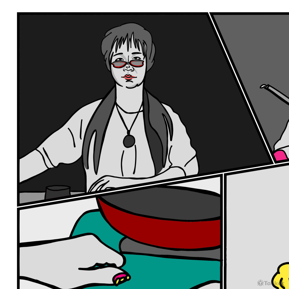 嘗試把九天玄女影片畫成漫畫