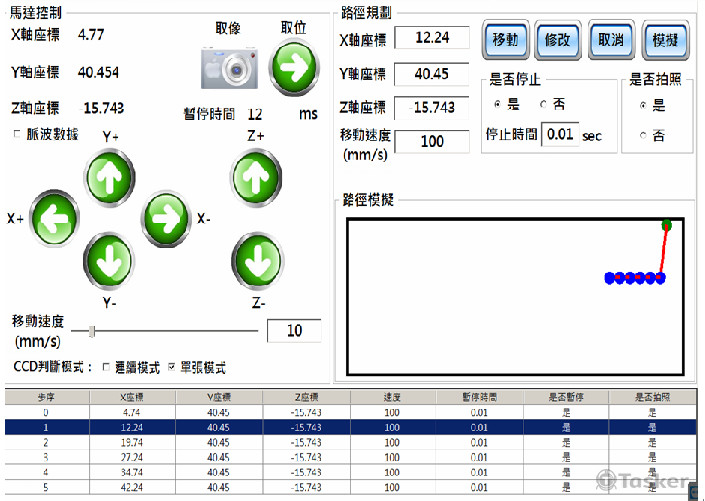 軸控程式(凌華PCI-8164)