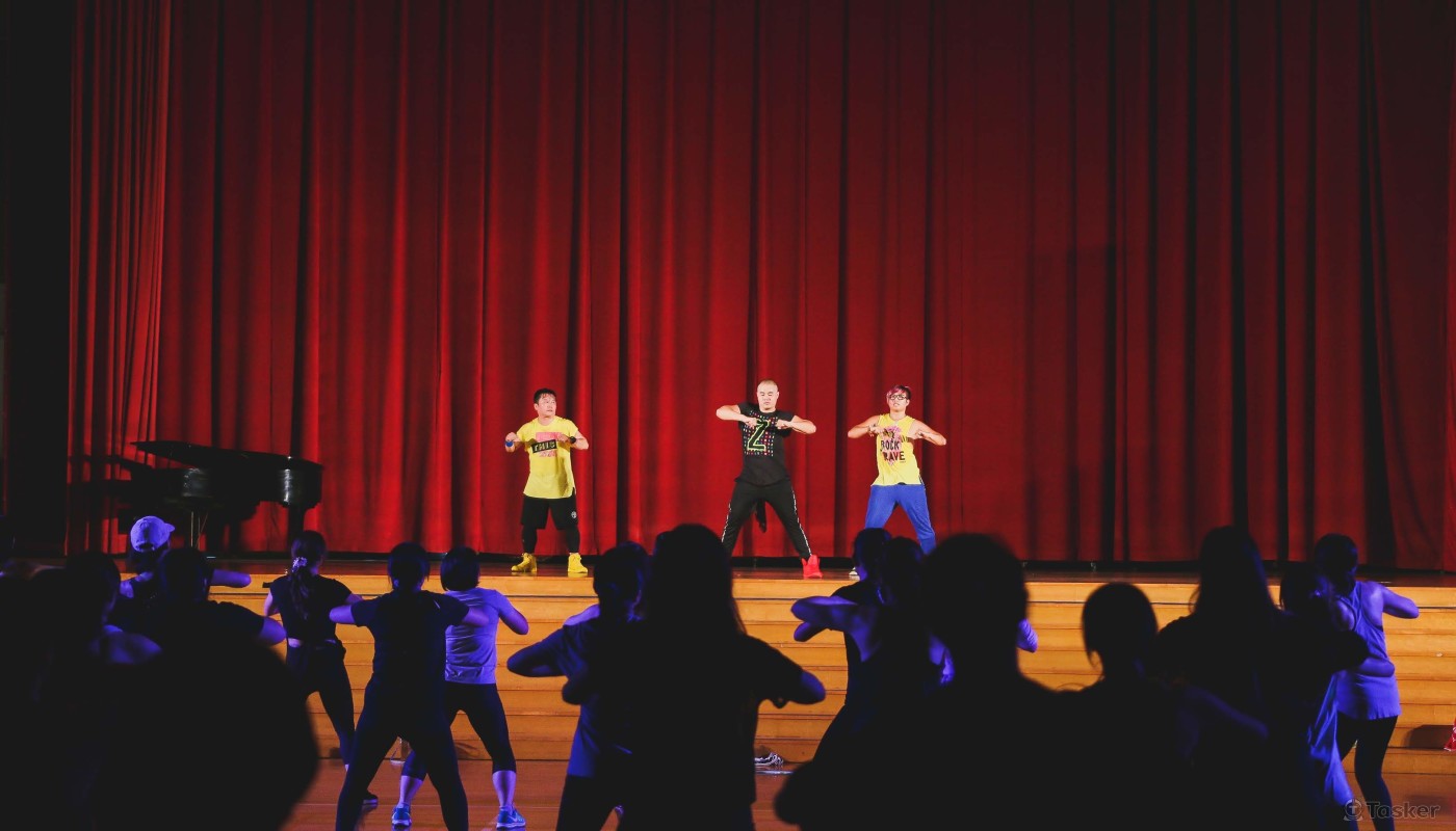 新店高中運動中心有氧派對活動紀錄