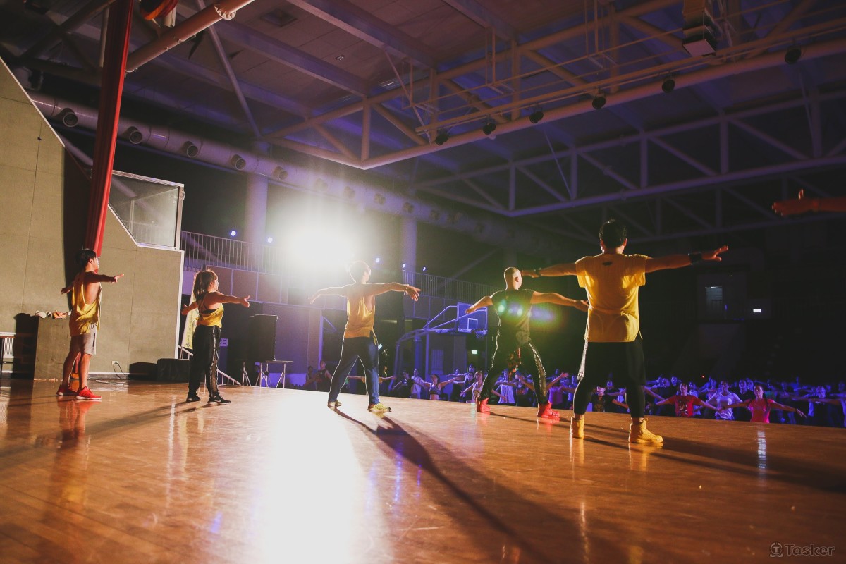 新店高中運動中心有氧派對活動紀錄