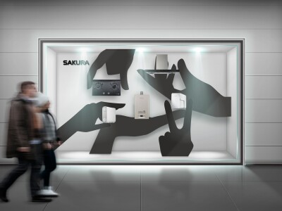 廚具衛浴品牌櫥窗設計