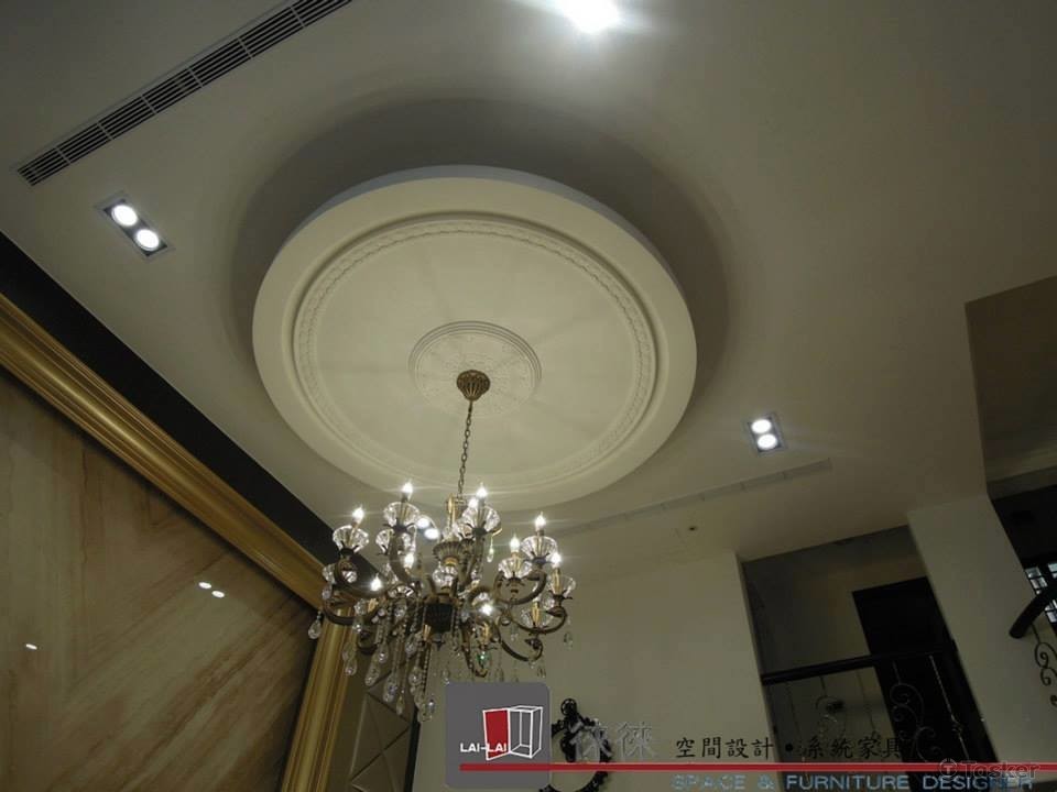 玄關挑高天花板設計~