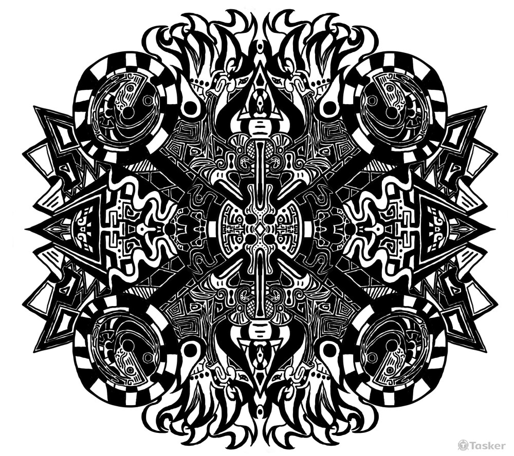 萬花型圖騰-丑魔