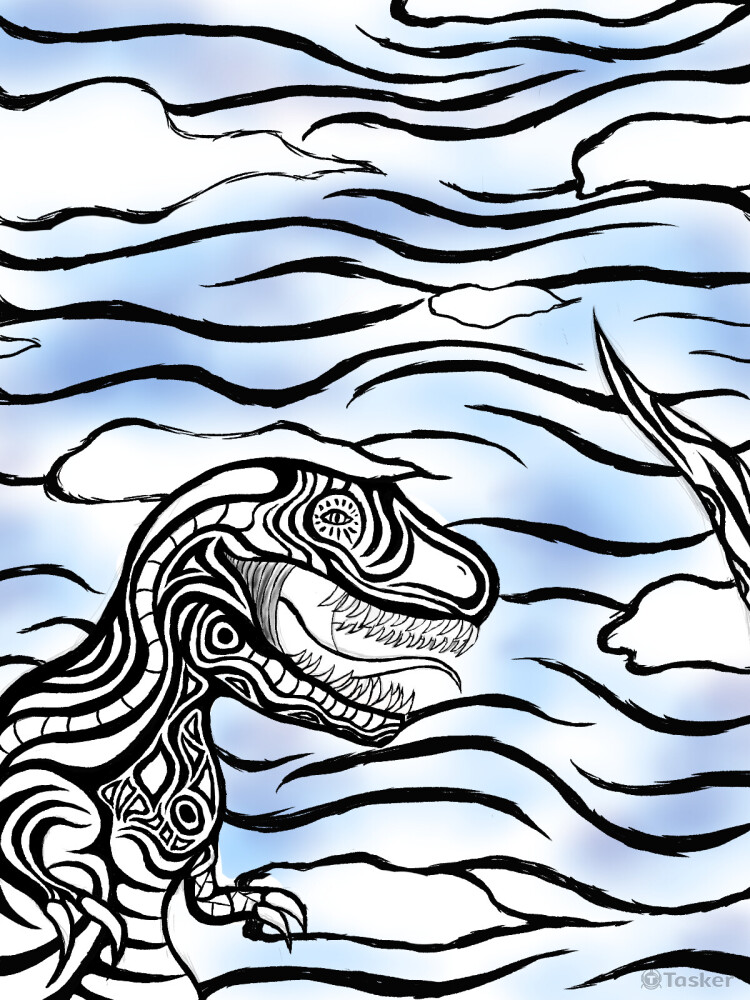 物種主題圖騰-暴龍