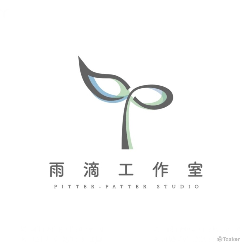 由嫩芽雙瓣所構成的無限標誌，象徵著工作室生生不息的創造力。