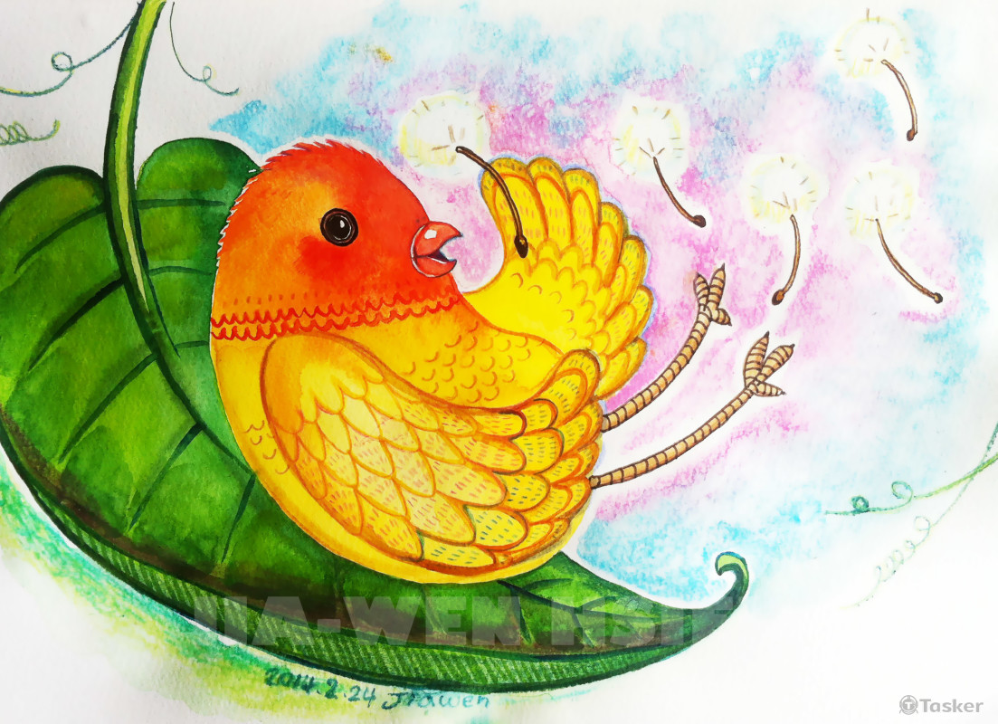 調皮的小鶯(Q版)