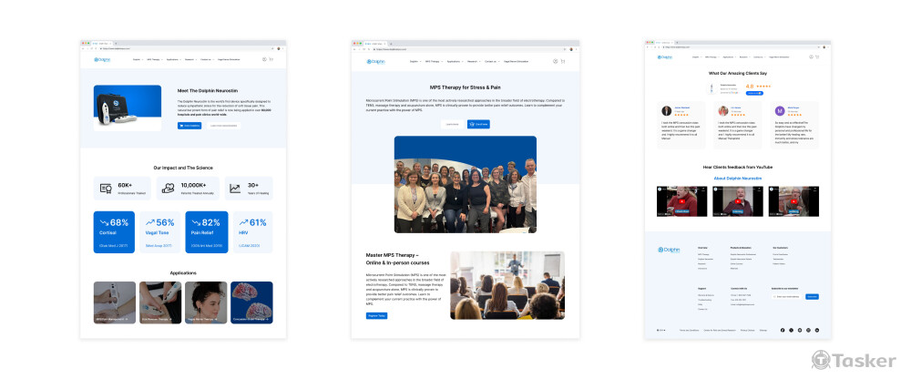醫療產品首頁設計