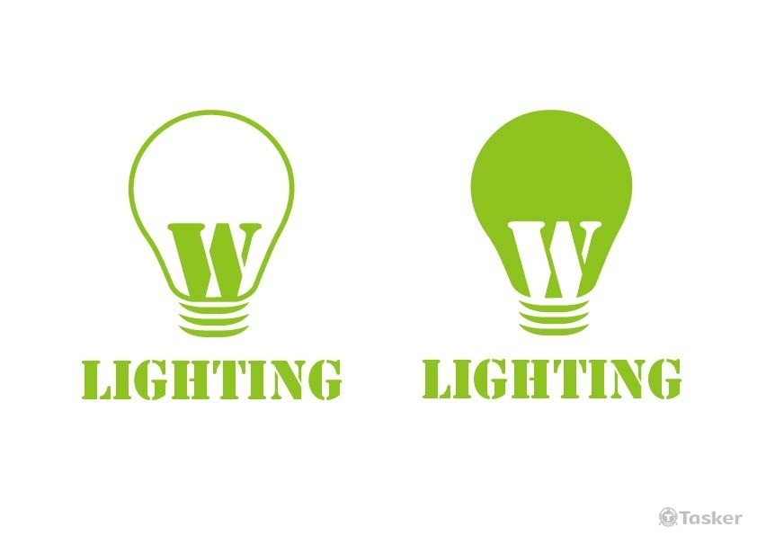 W lighting logo