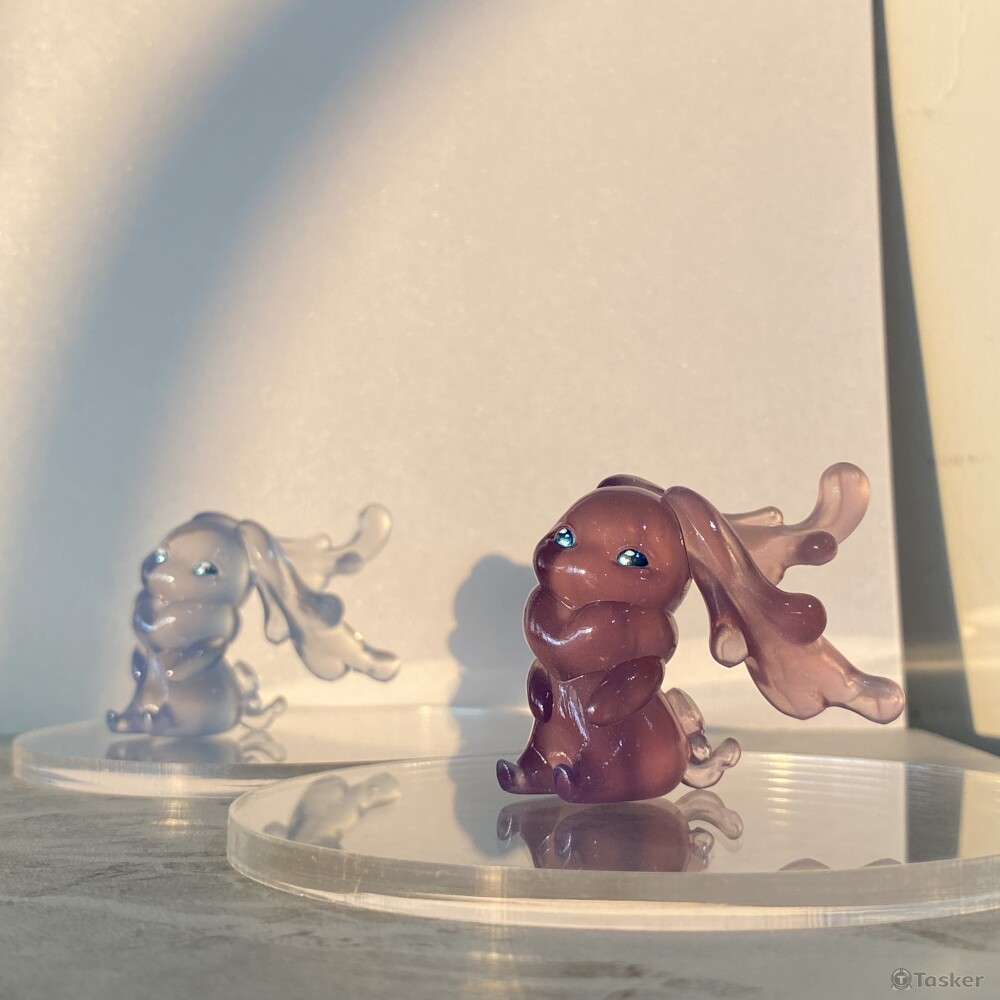 DiDa滴答透明小公仔