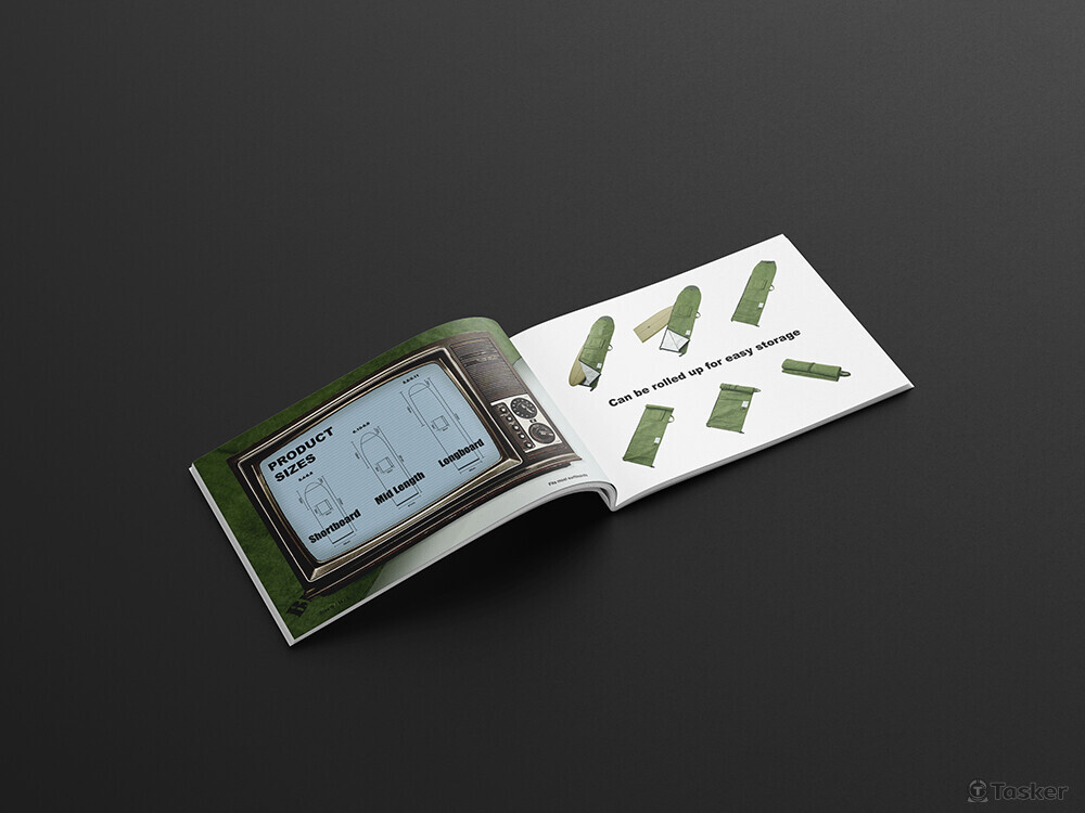 這次為 Sol Goods 設計衝浪版襪型錄