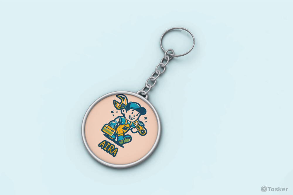 裝修吉祥物鑰匙圈