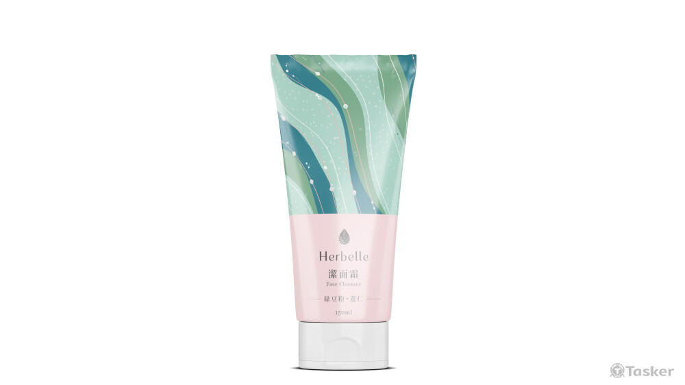 Herbelle 洗面乳 [包裝示意 D:品牌共感研究中心]