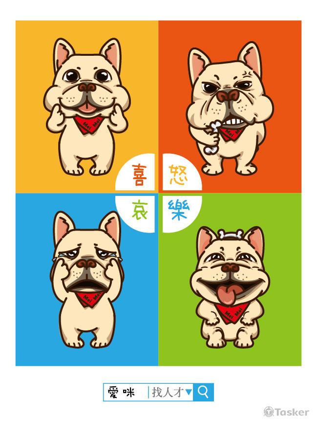 法國鬥牛犬Q版-1