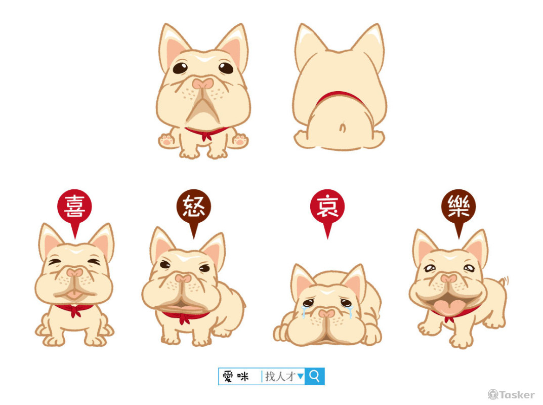 法國鬥牛犬Q版-2