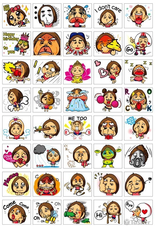 LINE貼圖(自款設計)