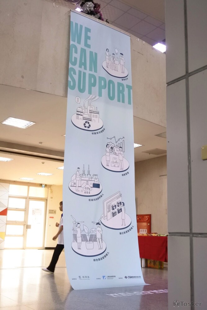 製作成大型掛軸後使成果展更吸睛