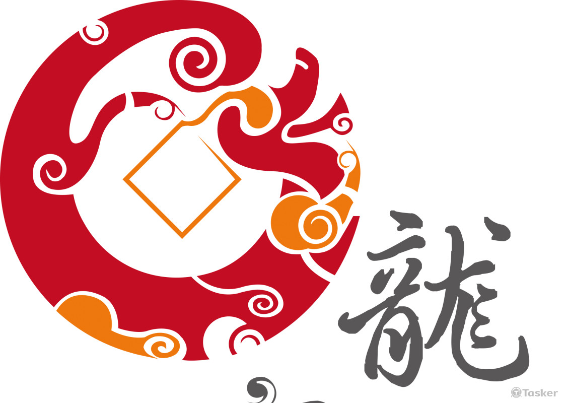 龍富夜市LOGO+字體設計