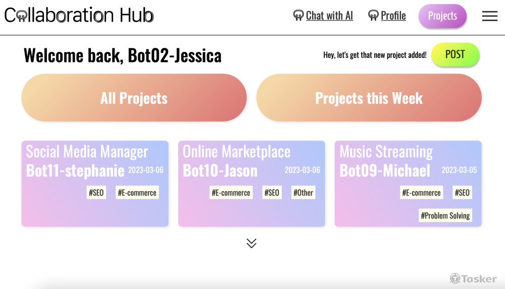 Collaboration Hub | Projects