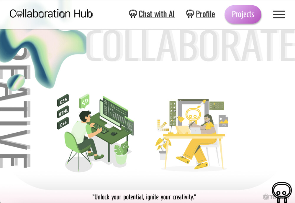 Collaboration Hub | Landing Page