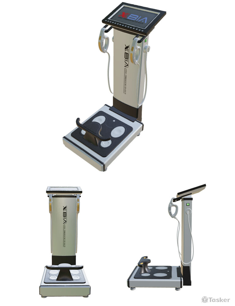 體脂機建模 + 照片級渲染