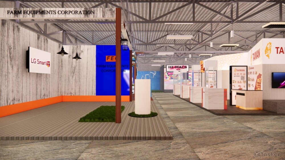 虛擬展場建模 + 渲染