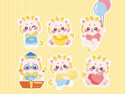 吉祥物Q版動物插畫