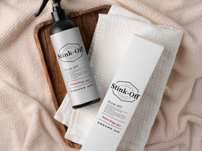 STINK OFF｜抗菌除臭噴霧包裝設計
